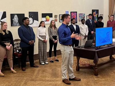 Alfred State architect students present redesign plans to the Wellsville community