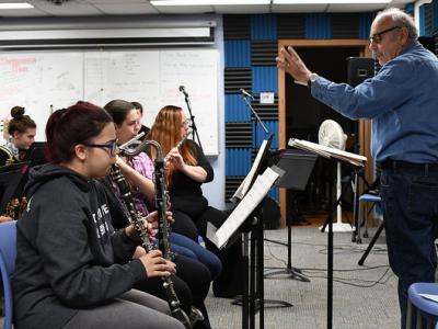 Winter Concert Rehearsal