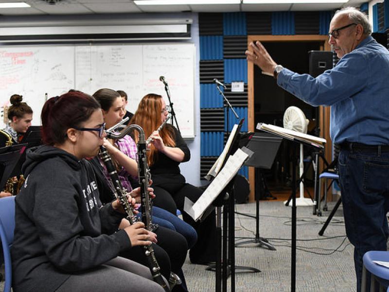 Winter Concert Rehearsal