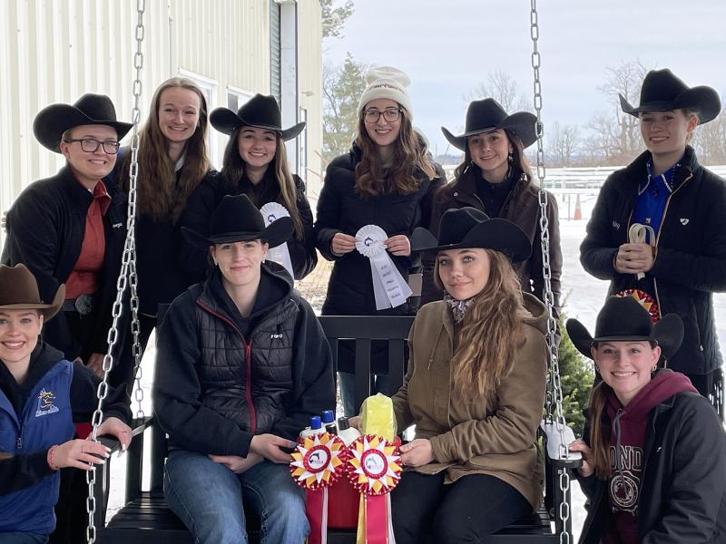 Award winners from latest equestrian event