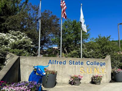 Front entrance of Alfred State College