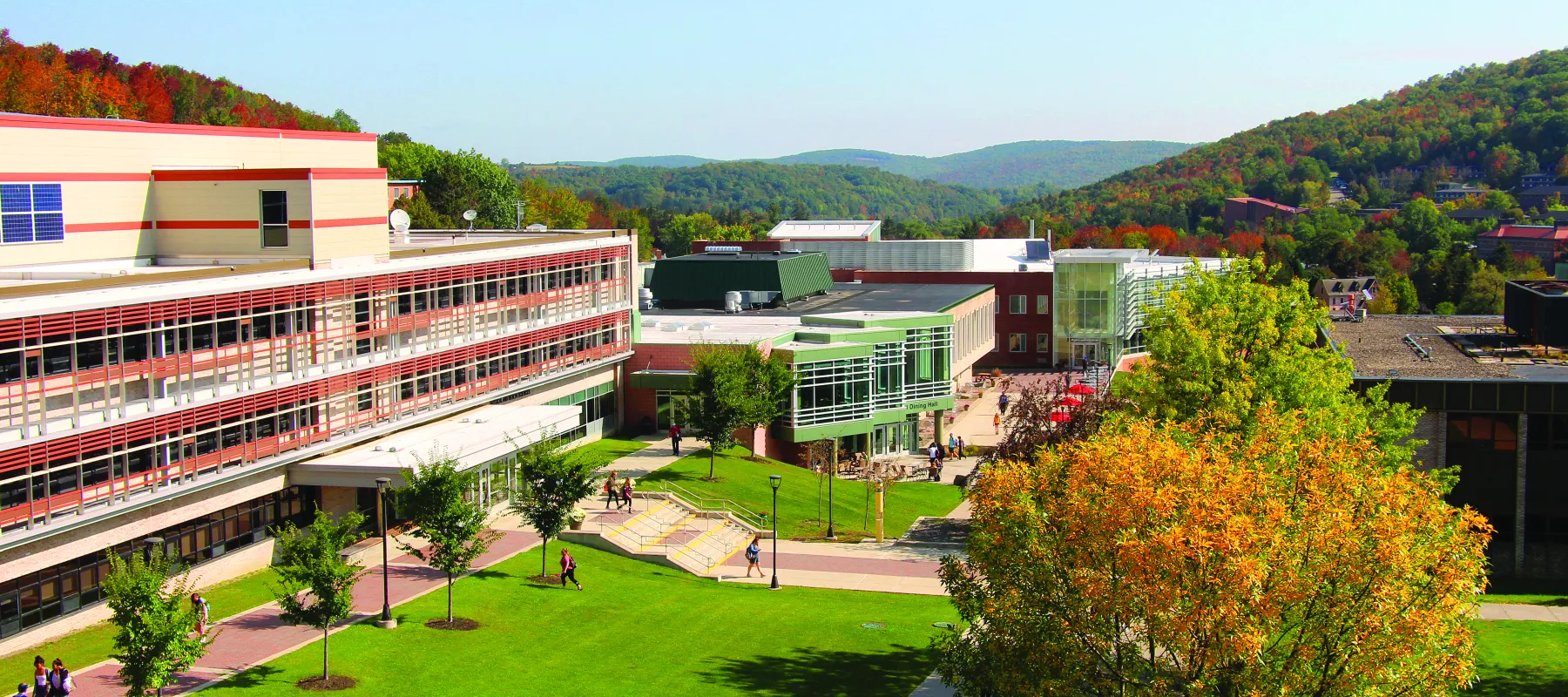 ASC campus looking into the valley.